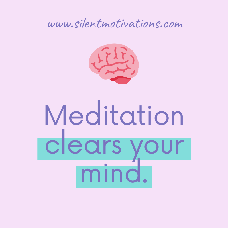 meditation clears mind