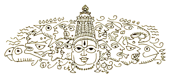 Vishvarup of Krishna