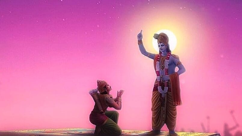 Krishna and Arjuna